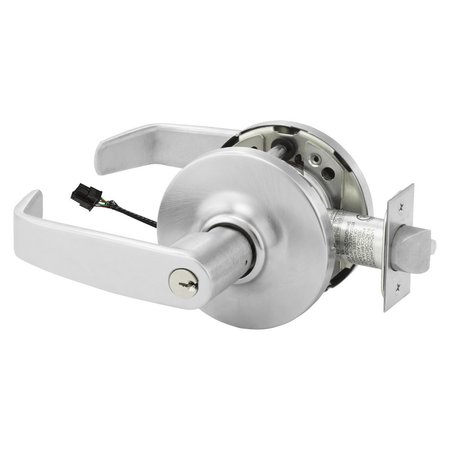 SARGENT Electrified Cylindrical Lock, Fail Secure, 12V, GL Design, RX Switch, Satin Chrome RX28-10G71-12V GL 26D